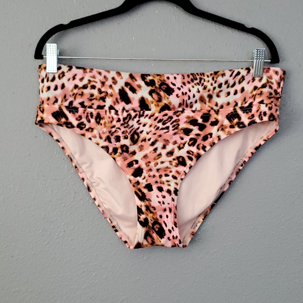 Victoria Secret cheetah print bathing suit bottoms